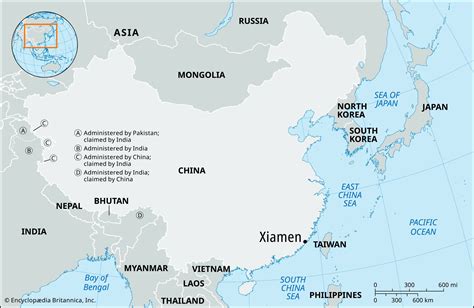 Map Of China Xiamen - Corny Doralia