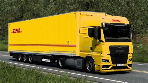 Man Tgx 2020 Dhl Combo Skin 1 47 Ets2 Ets2 Mody Ats Mod