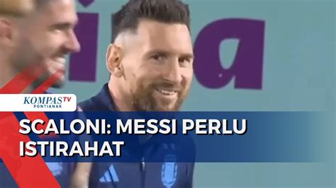 Pelatih Argentina Lionel Scaloni Sengaja Tidak Bawa Bang Messi Angel