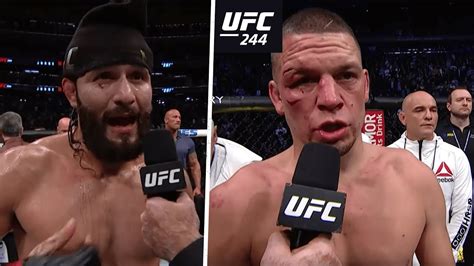 I Didn T Baptise Nate Run It Back Jorge Masvidal And Nate Diaz Ufc