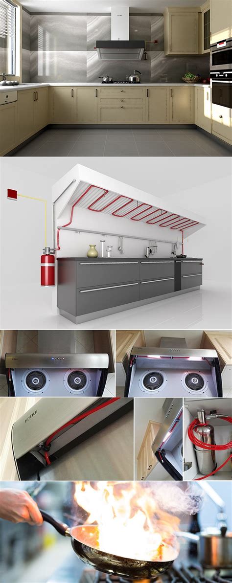 China Automatic Wet Chemical Kitchen Fire Suppression System With