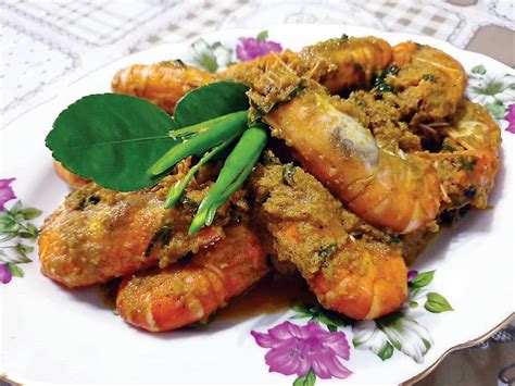 Rendang Udang Galah Harian Metro