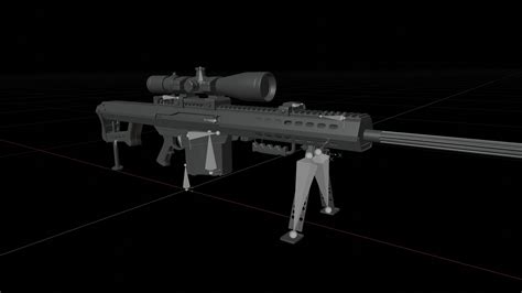 ArtStation - Sniper Rifle - Barrett M82A1 | Game Assets