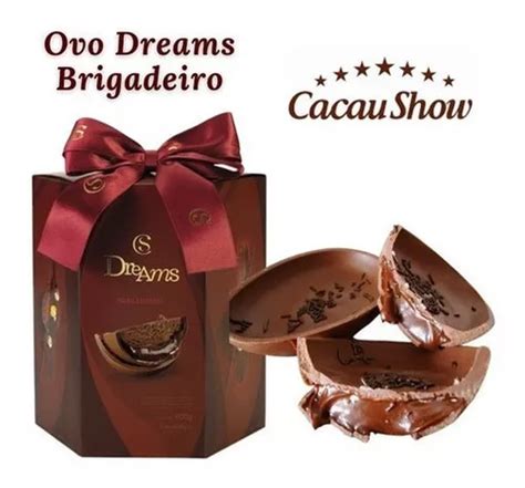 Cacau Show Ovo De Páscoa Recheado Linha Dreams Brigadeiro Frete grátis