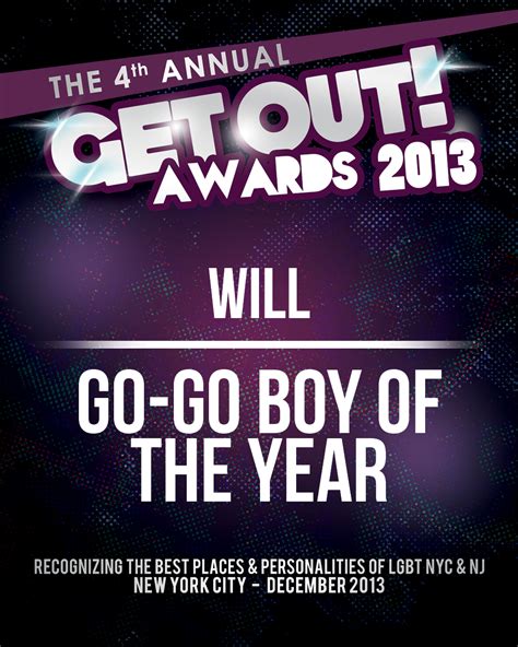 GET OUT! AWARDS 2013 – WINNERS – Get Out! Magazine – NYC’s Gay Magazine