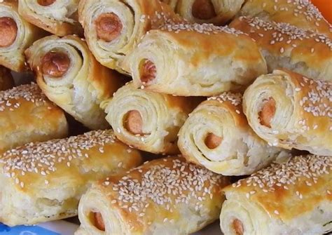 Sausage Rolls with Homemade Puff Pastry Recipe by Aphrodite Vlavogelaki ...