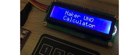 Calculator Using I C Lcd And X Keypad On Arduino