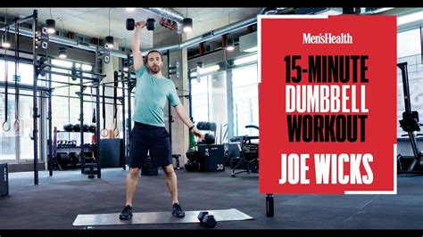 Joe Wicks Muscle Building Dumbbell Hiit Workout Men S Health Uk Youtube