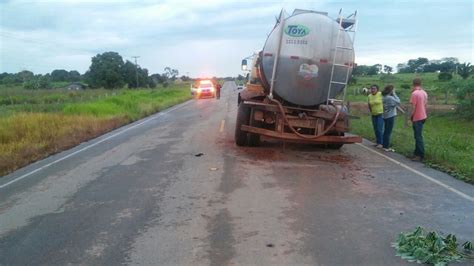 Motociclista Morre Após Colidir Contra Caminhão Na Zona Rural De Urupá