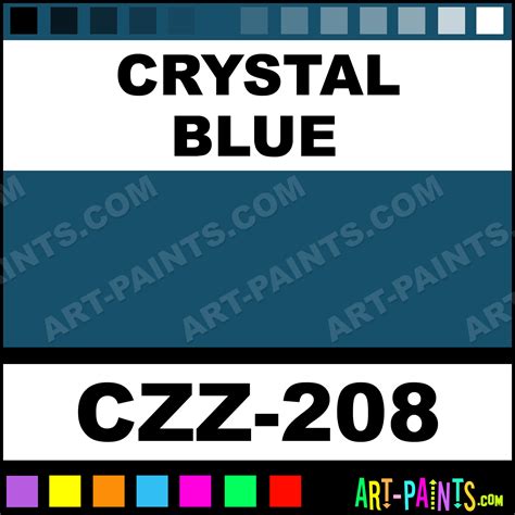 Crystal Blue Crystals Airbrush Spray Paints - CZZ-208 - Crystal Blue Paint, Crystal Blue Color ...