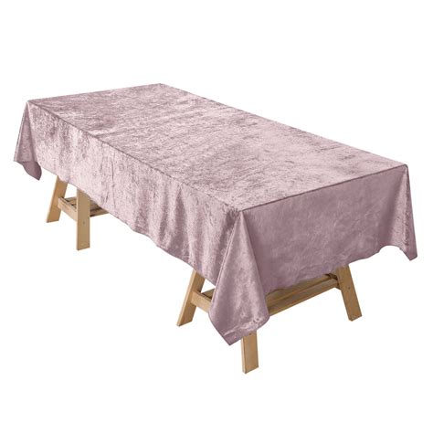 60x102 Mauve Premium Velvet Tablecloth