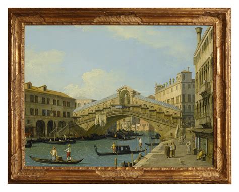 Canaletto Venice A View Of The Grand Canal Looking North Towards The