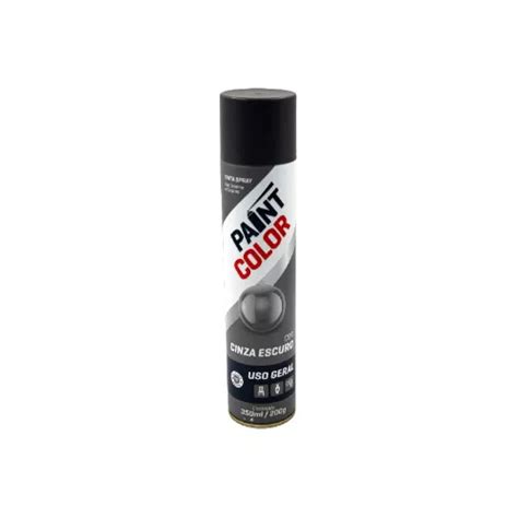 Tinta Spray Paintcolor Uso Geral Cinza Escuro 350ml MercadoLivre