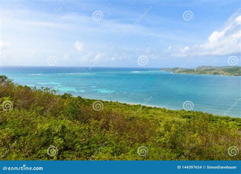 View From Shirley Heights To The Coast Of Antigua Paradise Bay At