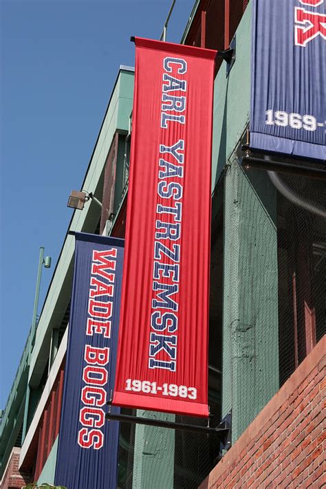 Carl Yastrzemski Banner Photograph By Kathy Hutchins Fine Art America