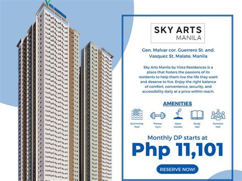 Pre Selling Studio Condo For Sale In Manila Metro Manila Condos