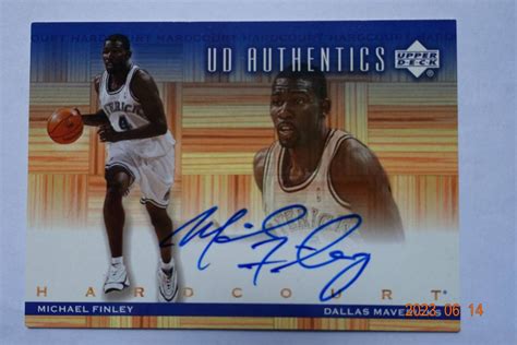 Yahoo Michael Finley Upper Deck Hardcourt U