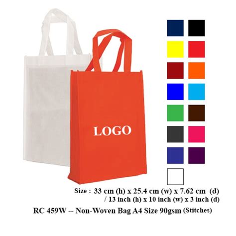 Non Woven Bag A4 Size 90gsm RC 459W Twinlink Services