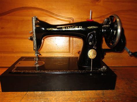 Antique Singer Sewing Machine Model K Hand Crank Serviced