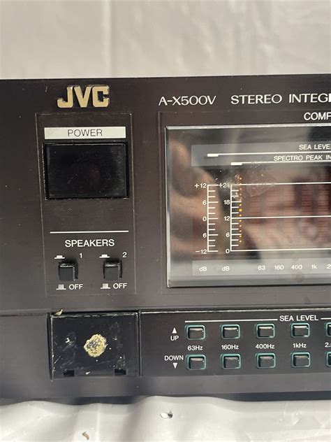 Jvc A X V Stereo Integrated Amplifier Dynamic Super A Works Powers