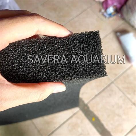 Jual Busa Hitam Biofil X M Tebal Cm Biofoam Media Filter Kolam