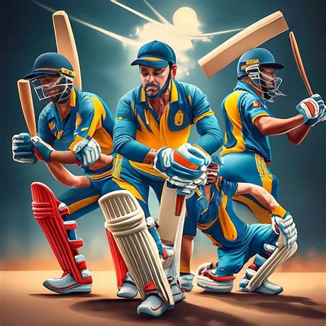 Premium AI Image | World Cup 2023 The batsman holding a cricket bat ...