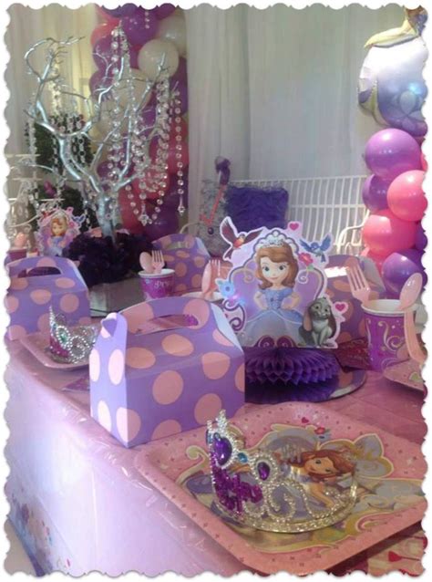 Sofia The First Birthday Party Ideas Photo 3 Of 9 Catch My Party