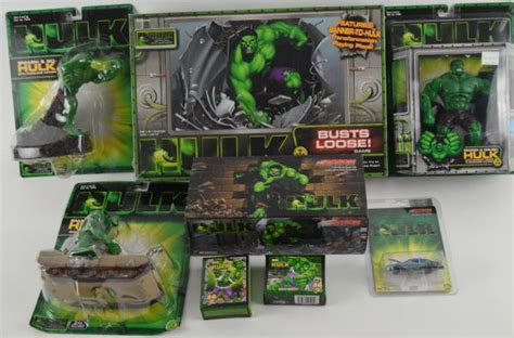 Lot Detail Incredible Hulk Action Figure Collection