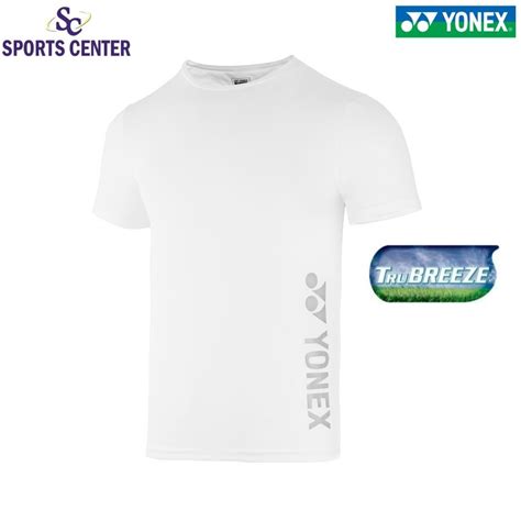 Jual New Kaos Jersey Yonex Easy Tee Tru Breeze White Quiet Shade