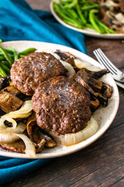 sheet pan hamburger steak