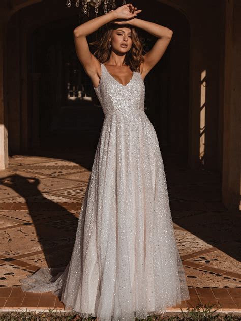 The Best Sparkly Wedding Dresses