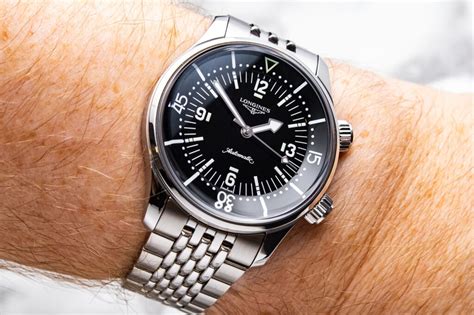 Hands On Debut Longines Legend Diver Watch With New Mm Case