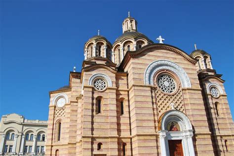 Serbian Orthodox Church in Banja Luka, Bosnia and Herzegovina. Stock Image - Image of colorful ...