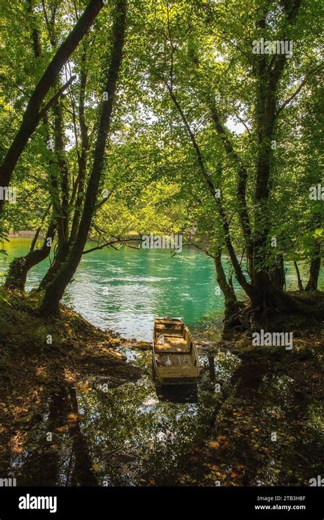 The River Una As It Flows Through Japod Islands Or Japodski Otoci