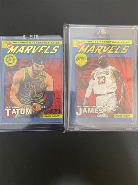 Donruss Net Marvels Giannis Town LeBron James Jayson Tatum Zion