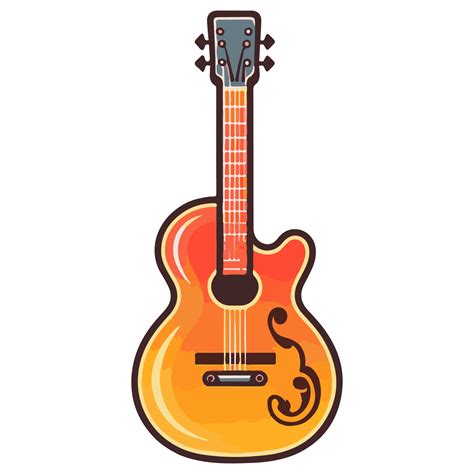 Cartoon Bass Guitar 24912320 Png