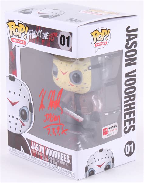 Kane Hodder Signed "Friday the 13th" Jason Voorhees #01 Funko Pop ...