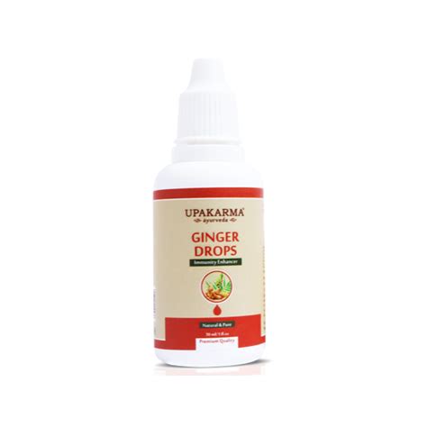 Buy Upakarma Ayurveda Ginger Drops Ml Online At Discounted Price