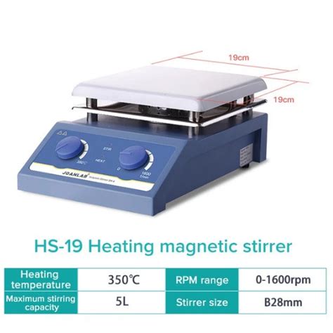 MT JOANLAB HS Heating Magnetic Stirrer Hot Plate Lab Stirrer