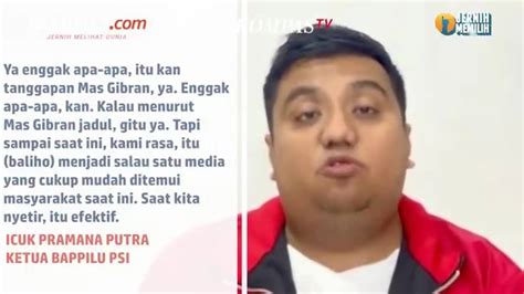 Gibran Sebut Baliho Kaesang Cara Jadul Psi Beri Tanggapan Kompascom