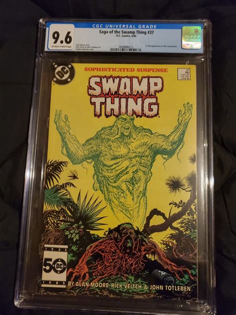 Swamp Thing Dc Comics Cgc White Pages First John