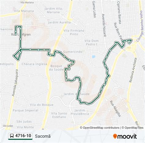 Rota Da Linha Hor Rios Paradas E Mapas Sacom Atualizado