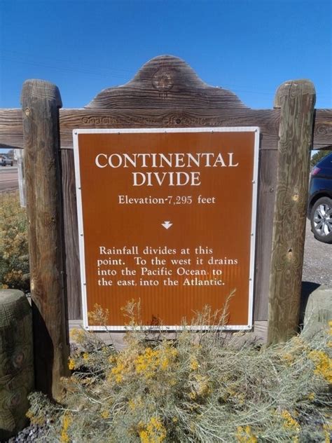 Continental Divide Historical Marker