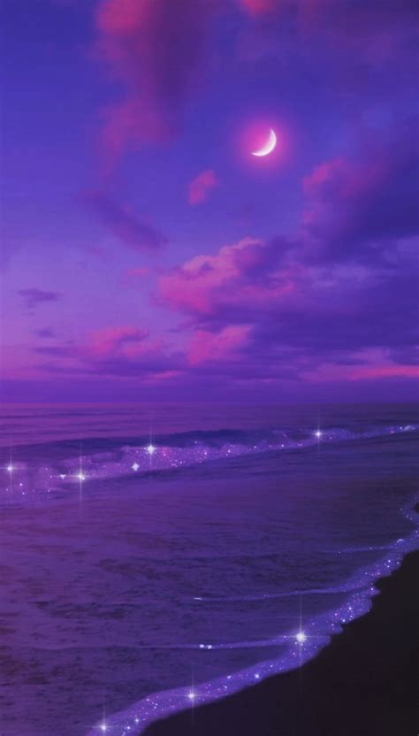 Purple Sky Aesthetic Wallpaper