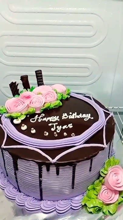 Kue Ulang Tahun Elegant Cake Dekorasicake Youtube