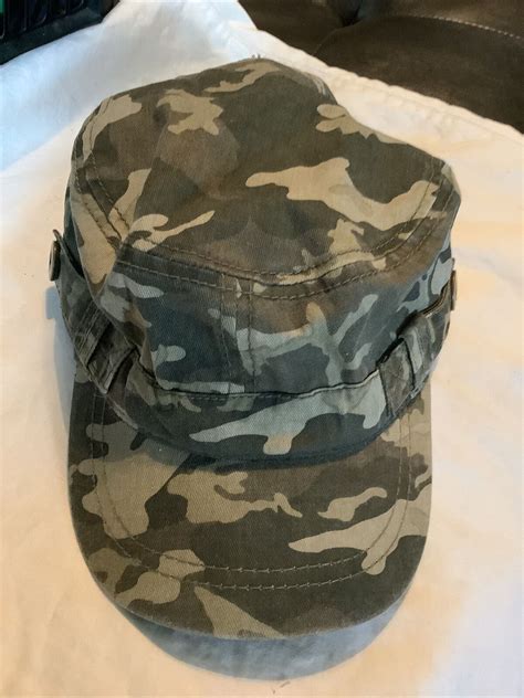 Cadet Military Army Camo Camouflage Cap Hat - Gem