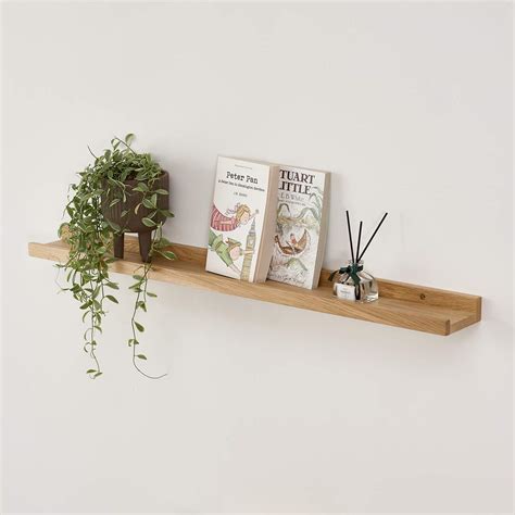 Buy GIEANOO Floating Shelf 20 Solid Oak Wood Rustic Wall Ed Picture