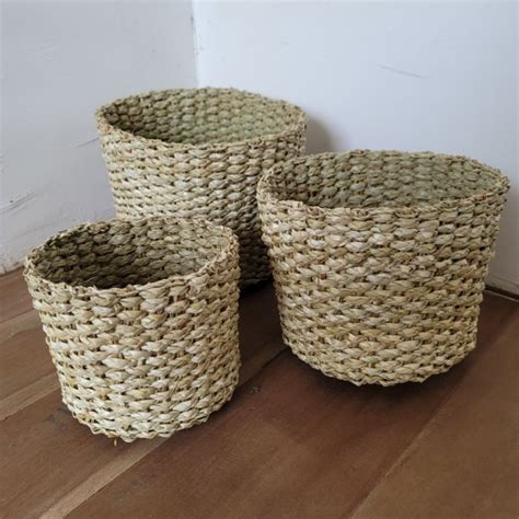 Pandan native soft baskets 699 per set, Furniture & Home Living, Home ...