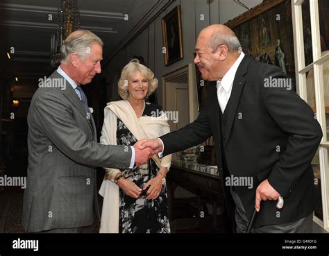 Prince Of Wales Meets King George Tupou V Of Tonga Stock Photo Alamy