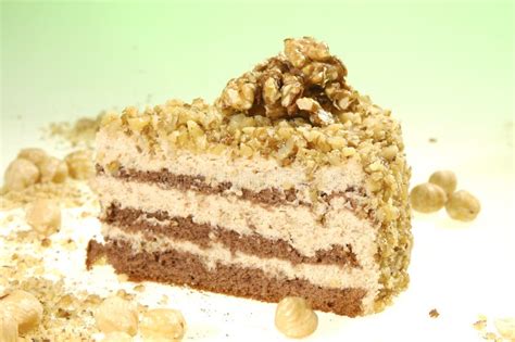 Nuts cake stock photo. Image of flaky, cake, baked, dinner - 12561892